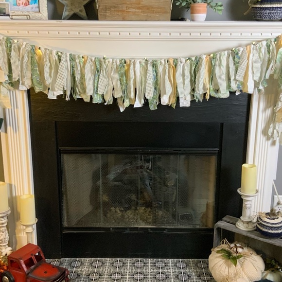 Fabric Garland Swag Lights Farmhouse Nursery Decor - Picture 1 of 8